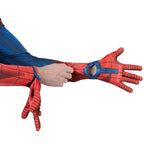 MARVEL Spider-Man Official Adult Deluxe Zentai Halloween Costume - Stretch Spandex with Hidden Zippers and Wrist Slits (M)