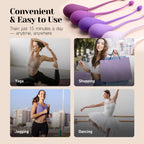 Tracy's Dog Kegel Weights System - Progressive Strength Training Set of 6 Premium Silicone Balls for Women Pelvic Floor Exercise, Ergonomic Design, for Beginners & Advanced, Olin