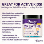 Crasye Creatine Gummies for Kids and Teens with Vitamin B12