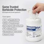BARBICIDE Professional Disinfecting Wipes - 2 Pack (160 Count Each) – 2-Minute Hospital-Grade Kill Time, EPA-Registered Surface Wipes – Bactericidal, Virucidal & Tuberculocidal