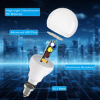 Brtstiun Light Bulbs for Ceiling Fan, E12 LED Bulb, 40W Equivalent, Daylight White 5000K, Small Base G45 LED Candelabra Light Bulbs, 600LM, Non-Dimmable, 10-Pack