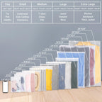 Svaldo T Shirt Bags, 100PCS 9x12" Frosted Zipper Packaging Bags for Clothing, Resealable Poly Plastic Apparel Merchandise Zip Bags for Shipping Clothes Shirts Jeans Bathing Suit, with Vent Hole