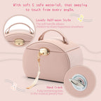 VLANDO 2 Layer Girls Musical Jewelry Box with Ballerina and Large Drawers