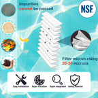 Savener® 6CH-502 PAS50SV-F2M Hot Tub Spa Filter Cartridge, Replaces PAS50SV-F2M, Unicel 6CH-502, Filbur FC-0311, M60506, AR50, AK-90161, Excel Filters XLS-604, 50 Sq. Ft, 2 Pack