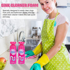 Foaming Drain Cleaner, Sink Cleaner and Deodorizer, Drain Clog Remover for Kitchen Sinks, Tubs, Shower Drains (3 Pcs)