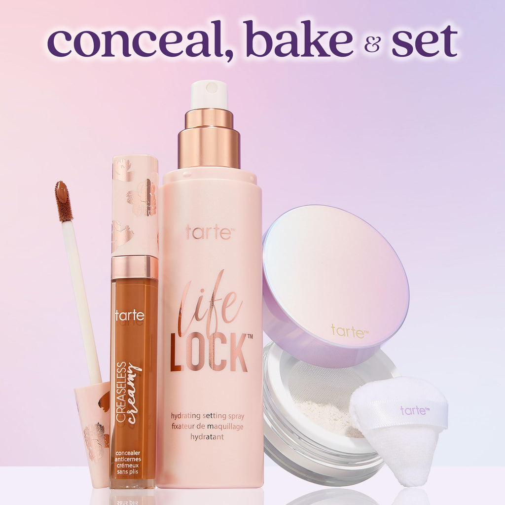 tarte life lock hydrating setting spray – 10-in-1 Weightless Mist to Hydrate & Lock Long-Lasting Makeup, Waterproof, Sweatproof & Transfer-Resistant, Vegan & Cruelty-Free, full size