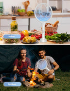 YISSVIC Electric Fly Swatter 4000V Bug Zapper Racket Dual Mode