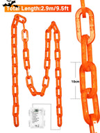 Battery Halloween Chain Lights, 10 FT 160 LED Orange Light-Up Plastic Timer