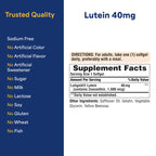 Puritan's Pride Premium Lutigold™ Lutein Carotenoid 40mg with Zeaxanthin for Men and Women, Dietary Supplement for Eye Health Support, 8 Month Supply, 120 Easy-to-Swallow Softgels