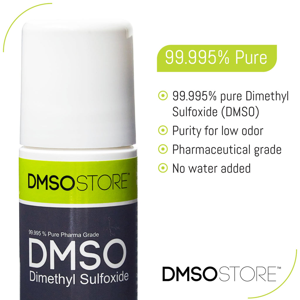 DMSO Aloe 3 oz. Roll on - 1 Pack | 70% Pure 99.995% Dimethyl Sulfoxide | 30% Super Biologic Aloe Vera
