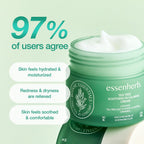 ESSENHERB Tea Tree Soothing In Calming Cream for Sensitive Skin with Tea Tree Oil & Cica, Helps reduce redness and breakouts, Soothing skin and providing hydration, Korean Skin Care (2.70 fl.oz)