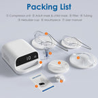 Smart Digital Display Nebulizer for Adults and Children, Nebulizer for Home Use-DN02-0519-spr-S4