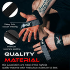 BEAST RAGE Lifting Wrist Straps for Weightlifting, Straps Gym Grip Power Workouts Lifting Straps Padded Cotton Men Women Wrap Lift, Deadlift Bodybuilding Weight Lifting Exercise Straps (Basic)