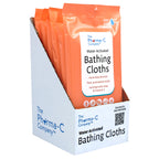 The Pharma-C Company - Water-Activated Bathing Cloths [6 pack - 10ct packs] – Rinse-Free XL Body Wipes for Adults. Pretreated Disposable Bath Wipe for Elderly, Hospice, Camping.