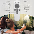 Grow Lights for Indoor Plant Full Spectrum, Clip On Plant Light with Remote