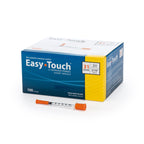 Easy Touch 31 Gauge U-100 Insulin Syringes (31G 0.3cc 5/16”) with 5/16” Short Needle, 0.3cc (30 Unit Capacity), Bold Markings for Accurate Dosing, Disposable, Box of 100