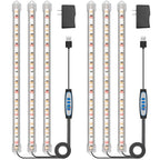 Kullsinss 16in Grow Light Strips, 180 LEDs Full Spectrum Indoor Plant Light