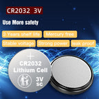 Nightkonic 100 pcs Pack - CR2032 Battery 3 Volt Lithium Coin Cell 2032 Batteries