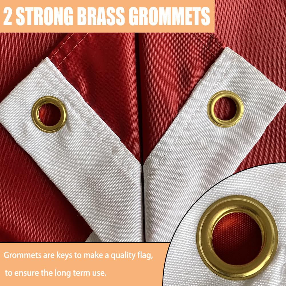 3x5ft Double Sided US Marine Corps Flag Outdoor with 2 Brass Grommet