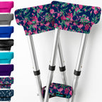 Vive Premium Crutch Pads & Hand Grips - Comfortable, Breathable, Machine Washable Padding - Moisture Wicking & Odor Reducing Pillow Accessory Covers for Adult & Youth Walking Crutches