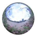 Durable Stainless Steel Gazing Balls Hollow Mirror Globe Floating Reflective Ball Polished Shiny Sphere for Home Garden Pond Outdoor Swimming Pool Decoration (8 Inch)