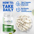 (2 Pack) JointBrex Capsules, Official Joint Brex Pills with All Natural Ingredients, Advanced Overall Health and Wellness Vitamin Supplement Formula with Maximum Strength Multivitamins (120 Capsules)
