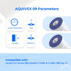 AQUIVEX CL580 Jandy Pool Filter Cartridge, Compatible with Jandy CL580, CV580, APCC7355, Pleatco PJAN145, PJAN145-PAK4, Unicel C-7482, Filbur FC-0820, FC-6415, Aladdin 24501, 4 Pack