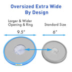 TKWC INC Water Proof Leg Cast Cover for Shower - Watertight Foot Protector (Extra Wide XL)