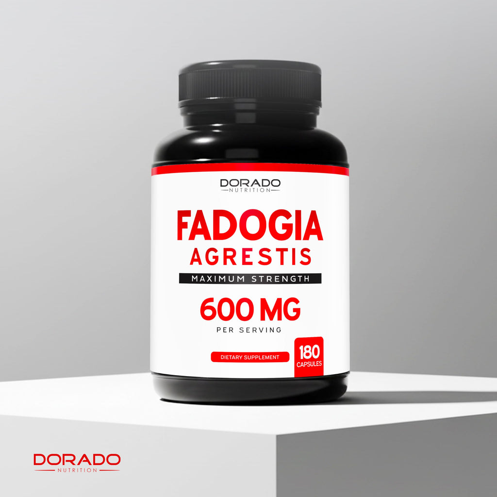 Fadogia Agrestis 600mg Extract - (180 Capsules) - [Maximum Strength] - Strength, Drive, Athletic Performance, Muscle Mass - Third Party Tested - Zero Fillers - Gluten Free, Non-GMO, Vegan Capsules