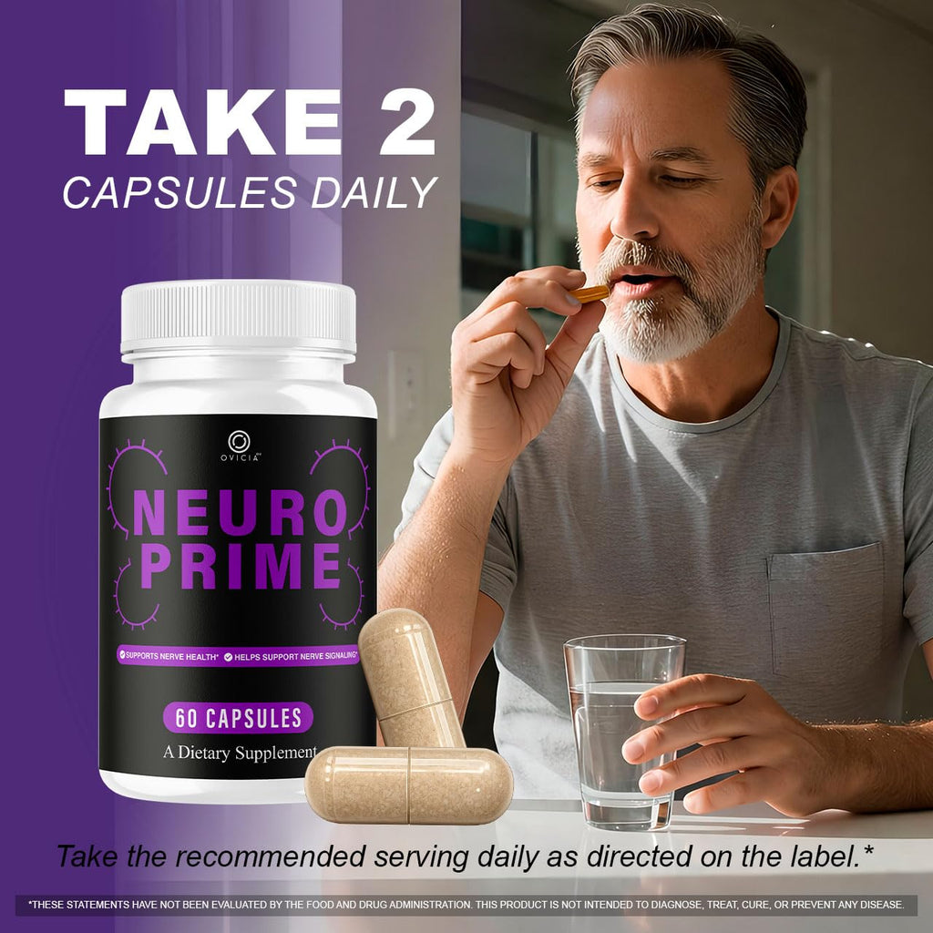 (3 Pack) Neuro Prime - Neuro Prime Advanced Formula Capsules, NeuroPrime Pills All Natural Ingredients Daily Premium Support Vitamins for Overall Health & Wellness Reviews, 180 Capsules for 3 Months