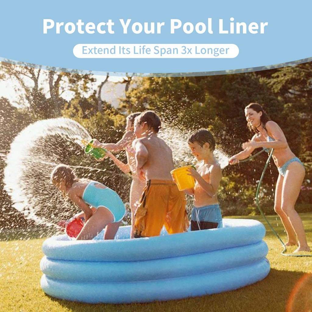 TIEBOLA 15 Foot Eco-Friendly Round Pool Liner Pad - Prevent Punctures and Extend The Life of Your Above Ground Swimming Pool or Hot Tub Liner, Eco-Friendly Above Ground Pool Liner pad