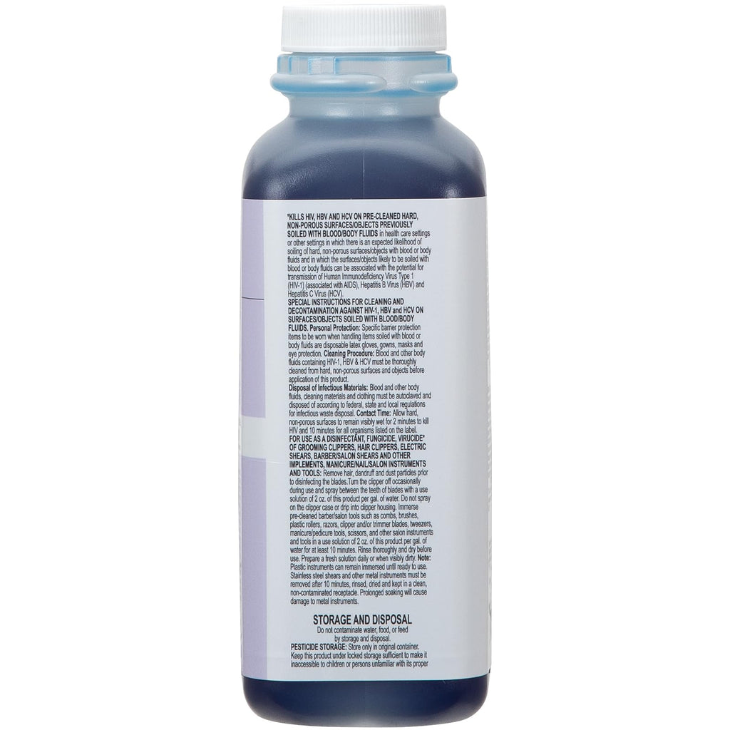 ForPro Total-Cide Disinfectant Solution, 2X Concentrated Formula, Hospital Grade Sanitizer & All Purpose Cleaner, 16 Fl Oz