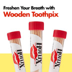 Hotlix Cinnamon Toothpicks (20 Pack 400 total), Flavored Toothpicks, Travel Toothpicks, Toothpicks for Food, Wooden Toothpicks, Fancy Toothpicks for Appetizers, Best Quit Smoking Products, Made in USA