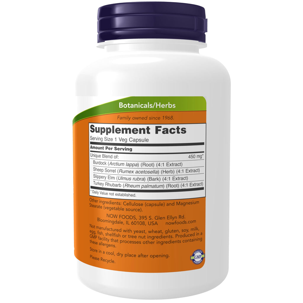 NOW Foods Ojibwa Herbal Extract 4:1 Extracts 450 MG (180 Vegetarian Capsules)