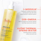Avène XeraCalm A.D Lipid-Replenishing Cleansing Oil, Atopic Dermatitis, Eczema-Prone, Fragrance-Free, Pump, 13.5 oz.