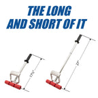 Extendable Heavy Duty Floor and Wall Roller for Laminate, LVP, Veneer, Linoleum, Carpet, Tile and Wall Coverings 7-1/2 Wide with a 17 inch Handle That Extends to 27 inches,FBA-2214