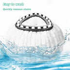 10 PCS Spin Mop Replacement Head,100% Microfiber Mop Heads Replacements Compatible with Cedar Easywring 1-Tank System, 360 Degree Round Mop Refills for Easy House Cleaning Floor Mopping
