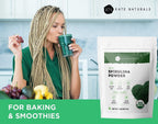 Kate Naturals Organic Spirulina Powder. Nutrient Dense Superfood for Smoothies and Juice (2 lb, USDA Certified, Non-GMO, Gluten- Free)