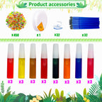 32 Sets Spring Flower Suncatcher Kit Butterfly Suncatchers DIY Window Art Kit Paint Sun Catcher Ornaments for Spring Easter Home Activity Art Craft Project Birthday Party Favors