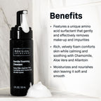 Revision Skincare Gentle Foaming Cleanser, Soap Free Facial Cleanser and Makeup Remover, Soothing and Moisturizing, 5 fl oz