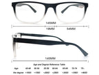 OLOMEE Reading Glasses Men Blue Light Blocking Large Oversized Wide Readers +1.50 Matte Square Cheaters W/Big Head/Large Face