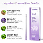 Herbal Diffuser Pen, Supports a Calm Mood | Relaxed Feelings, Mint Flavor, Ashwagandha, Lavender, L-Theanine, Lemon Balm, Vitamin B1 & B6, 600 Uses
