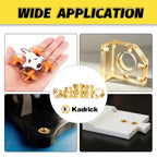 KADRICK 300PCS M2 M2.5 Heat Set Inserts Kit,M2*3/4/5mm*3mm M2.5*3/4mm*3.5mm