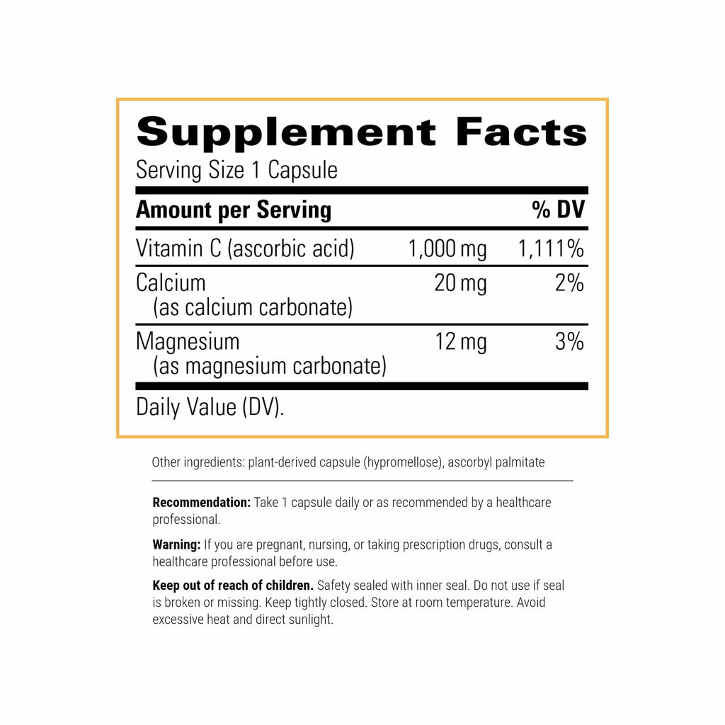 Integrative Therapeutics Buffered Vitamin C - Antioxidant Support Supplement for Healthy Skin & Connective Tissues* - Vegan & Gluten-Free - 60 Capsules (2 Pack)