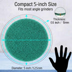 JUNLIXN 20 Pcs 5" Drill Brush Scrubber Scouring Pads