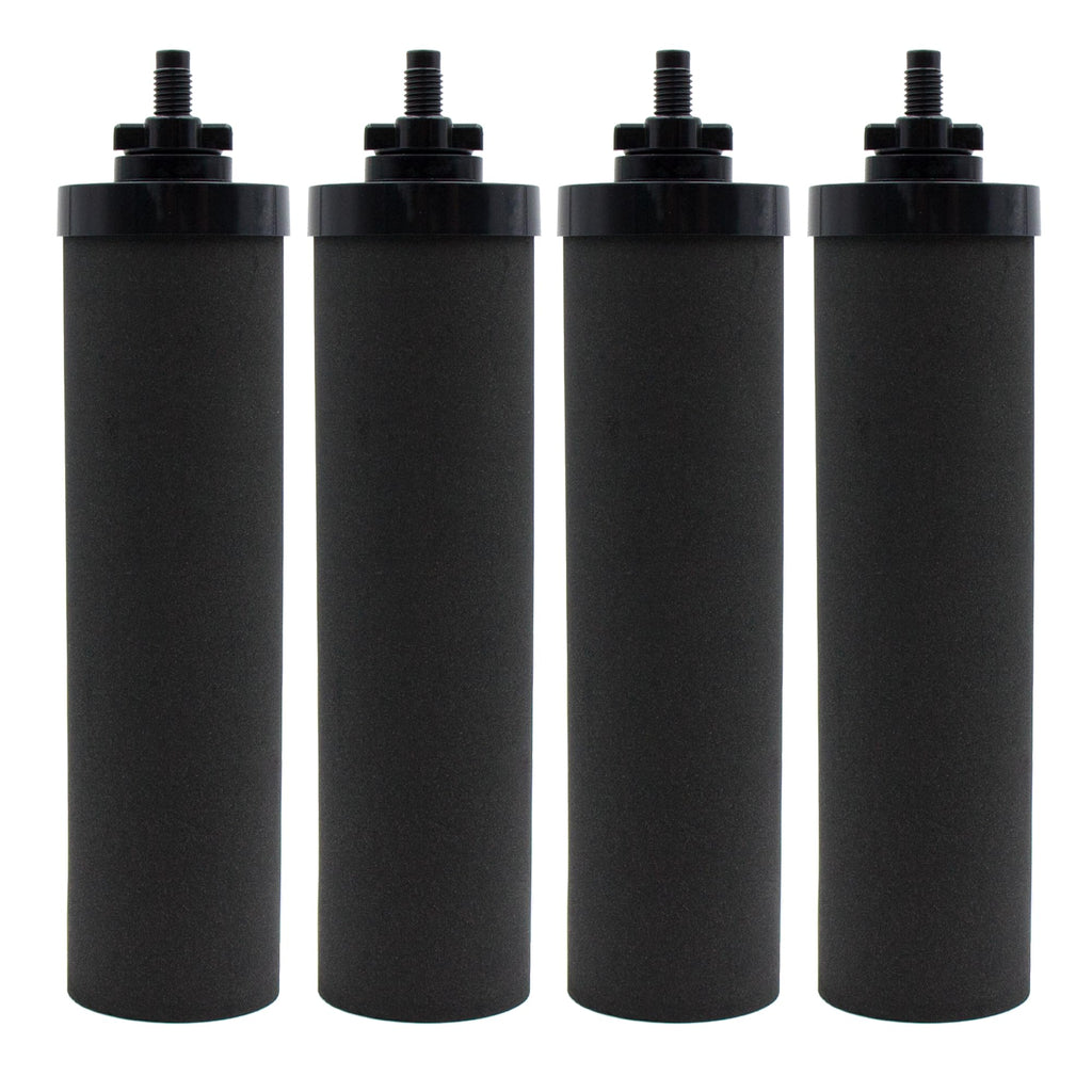 Larayci Water Filter Replacement for Berkey® BB9-2 Black Activated Carbon Filters, Compatible with Berkey® Gravity Water Filter System, Pack of 4