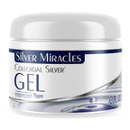 Silver Miracles Colloidal Silver Gel - Nano Silver Gel Wound Care - Healing Ointment for Burns & Irritated Skin - 4 Oz Unscented - Two Pack