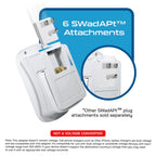 Ceptics 35W Universal Travel Adapter Kit – 2 USA sockets, USB-A, USBC, 1x PD 35W USB-C and USBC Cable, Surge Protected, Plugs for EU, UK, China, AU, Japan - for Laptop, Phone, Camera-ETL Tested