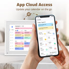 Dragon Touch 10.1 inch Digital Calendar Chore Chart – Interactive Touchscreen, Smart Family Planner, Hearth Display Desk Digital Calendar Best Gifts for Christmas, Wedding, Mom