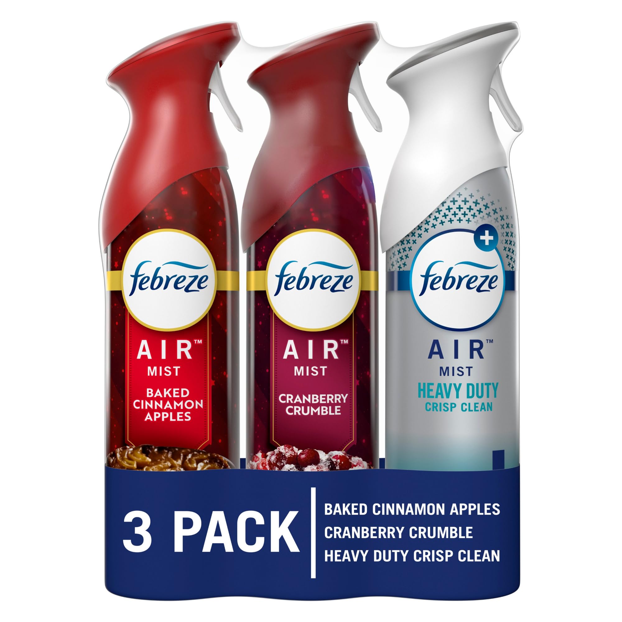 Febreze Air Refreshener Spray Blossom and Breeze Scent, Eliminates Tough and Lingering Odors, 10.1 Ounce (Pack of 3)